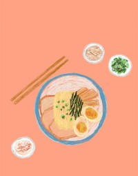 |預購|拉麵布簾-ラーメン02