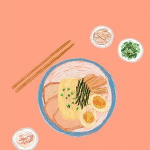 |預購|拉麵布簾-ラーメン02