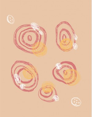 |預購|紅豆餅布簾02