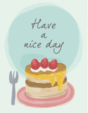 |預購|甜點布簾-パンケーキ04