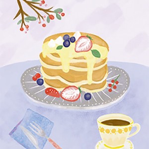 |預購|甜點布簾-パンケーキ05