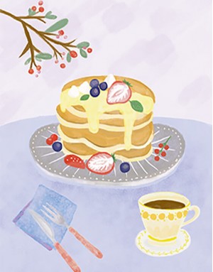 |預購|甜點布簾-パンケーキ05