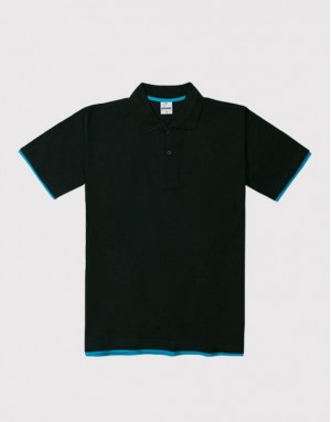短袖雙色POLO衫 短袖雙色POLO衫