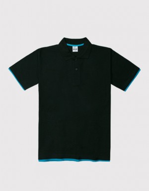 短袖雙色POLO衫 短袖雙色POLO衫