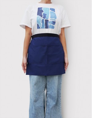 12安藏青半身客製圍裙