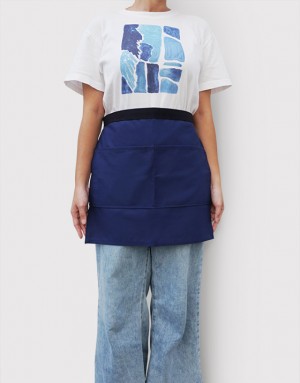 12安藏青半身客製圍裙