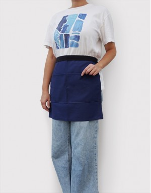 12安藏青半身客製圍裙