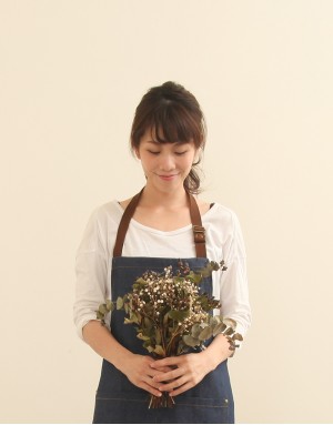 |缺貨|牛仔布繞頸式三口袋圍裙|加長款| |缺貨|牛仔布繞頸式三口袋圍裙|加長款|