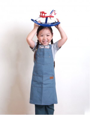 |預購| 全棉牛仔圍裙-3色|兒童款S,M|
