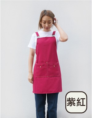 |限量特價| 防水防污背帶式四口袋圍裙-8色