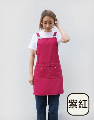 |限量特價| 防水防污背帶式四口袋圍裙-8色