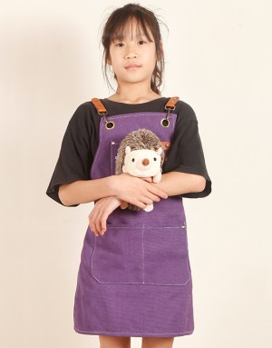 |預購| 職人兒童水洗厚帆圍裙-紫色 |預購| 職人兒童水洗厚帆圍裙-紫色
