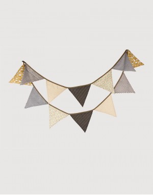 |預購|棉布三角旗|咖啡點點| |預購|棉布三角旗|咖啡點點|