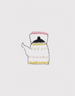 |刺繡|茶壺 |刺繡|茶壺