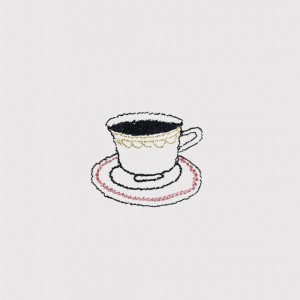 |刺繡|茶杯