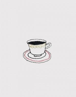 |刺繡|茶杯 |刺繡|茶杯