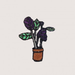 |刺繡|植物園 二號樹