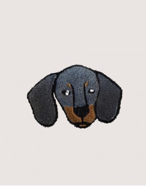 |刺繡|臘腸三兄弟 二哥 |刺繡|臘腸三兄弟 二哥