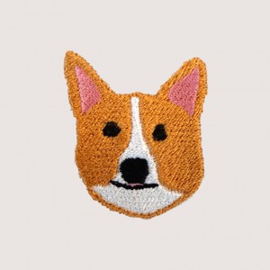 |刺繡|柯基三連拍 一拍