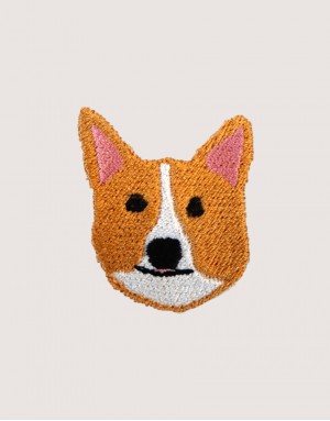 |刺繡|柯基三連拍 一拍