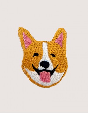 |刺繡|柯基三連拍 三拍