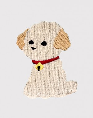 |刺繡|風和日麗狗狗 |刺繡|風和日麗狗狗