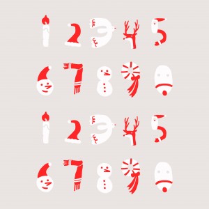 硬式貼紙 數字 硬式貼紙 數字