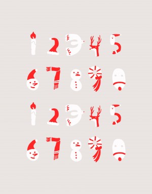 硬式貼紙 數字 硬式貼紙 數字