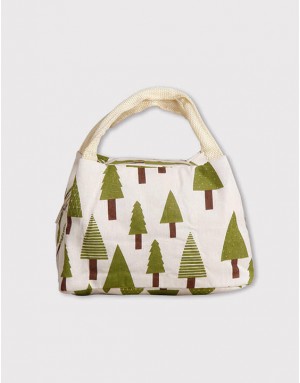 |預購|棉麻保溫袋(小)-小樹