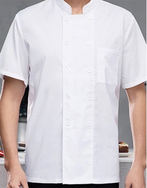 背全網短袖透氣廚師服 背全網短袖透氣廚師服