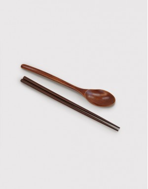 木製筷匙組(2入)