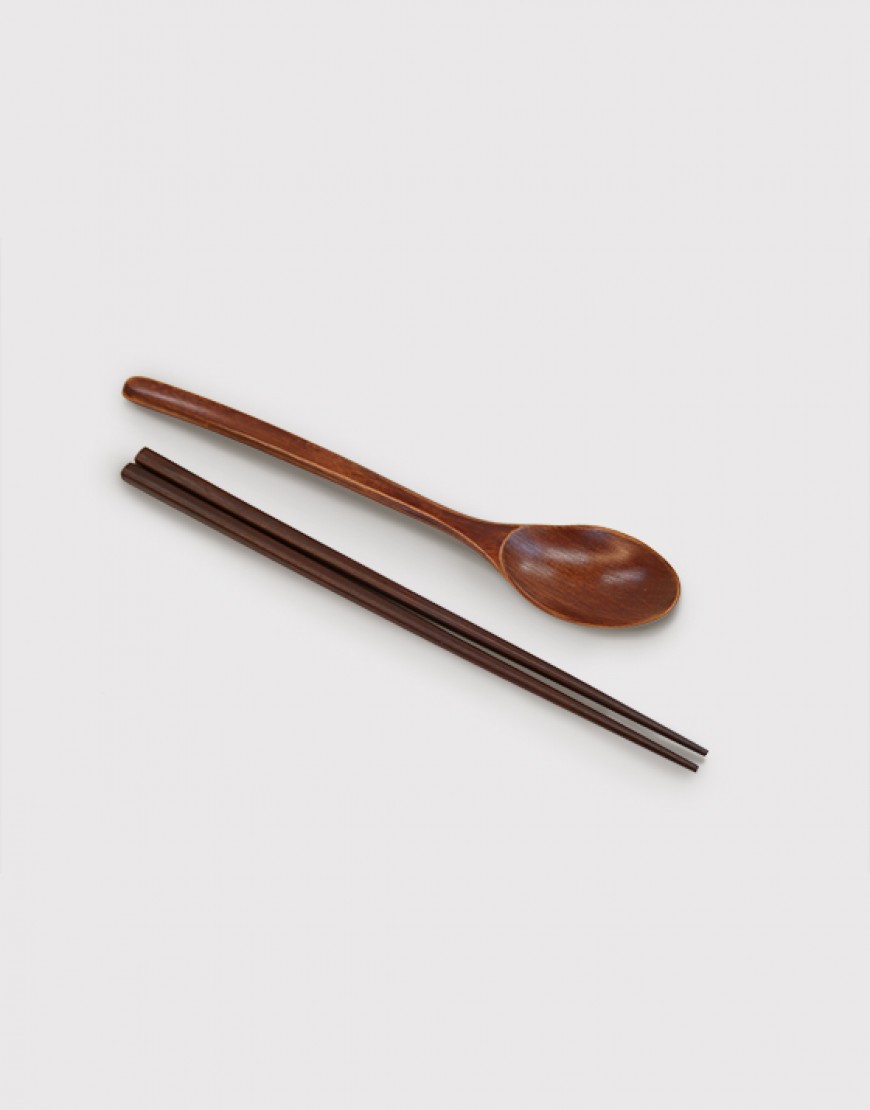 木製筷匙組(2入)