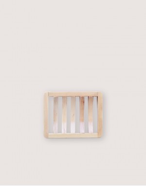 木製皂盤|條紋微彎款| 木製皂盤|條紋微彎款|