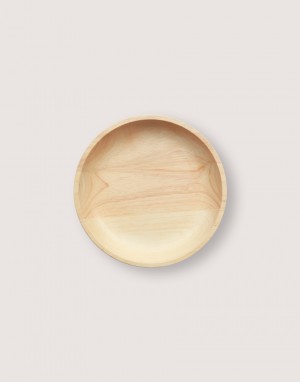 |預購| 圓形橡膠木盤