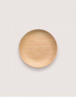 圓型橡膠木盤 - 小