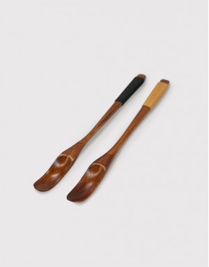 |預購| 古漆色調羹匙-2色綁繩(單入)