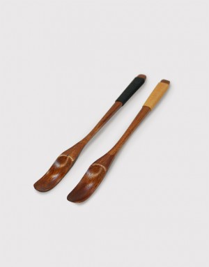 |預購| 古漆色調羹匙-2色綁繩(單入)