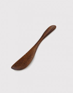 深漆楠木奶油刀