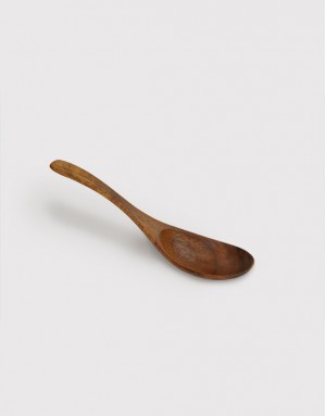 柚木瓷形匙