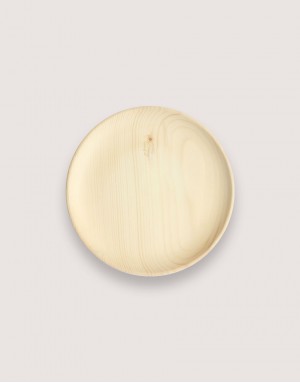 |預購| 圓形雲杉木盤-大