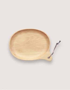 特殊形橡膠木盤-大