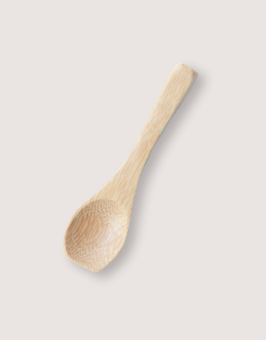 竹製布丁匙