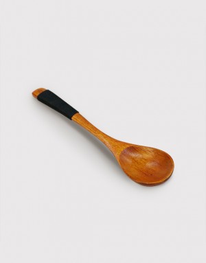 |預購| 點心匙-深漆黑綁繩