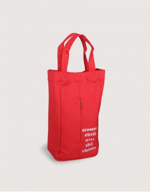 帆布紙巾袋-紅色