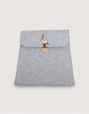 羊毛氈直式平板套-灰色 羊毛氈直式平板套-灰色