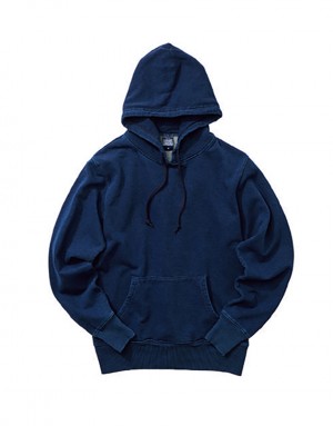 |日本品牌|12.2oz丹寧藍連帽T恤