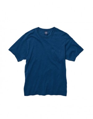 |日本品牌|丹寧風口袋T恤-2色
